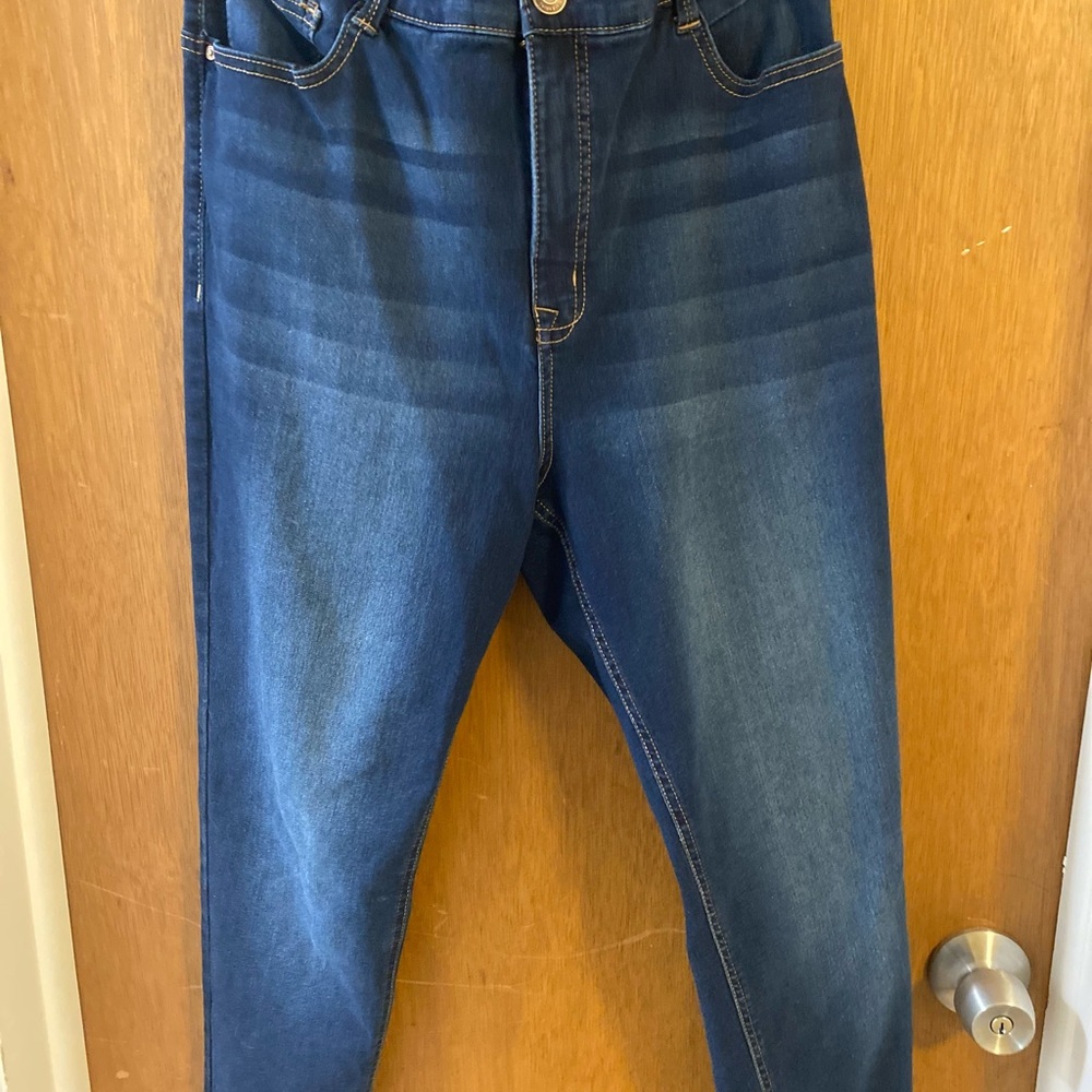 Angels High Rise Blue Jeans